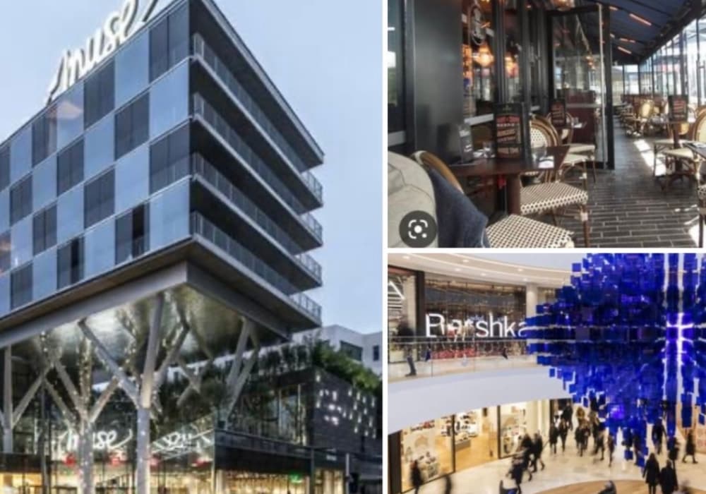 centre commercial Muse Metz extérieur et intérieur boutiques