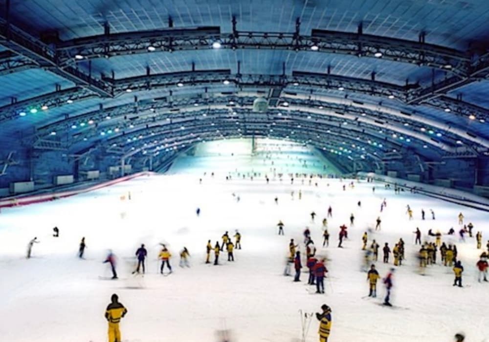 Amnéville cité des loisirs piste de ski indoor, snowball