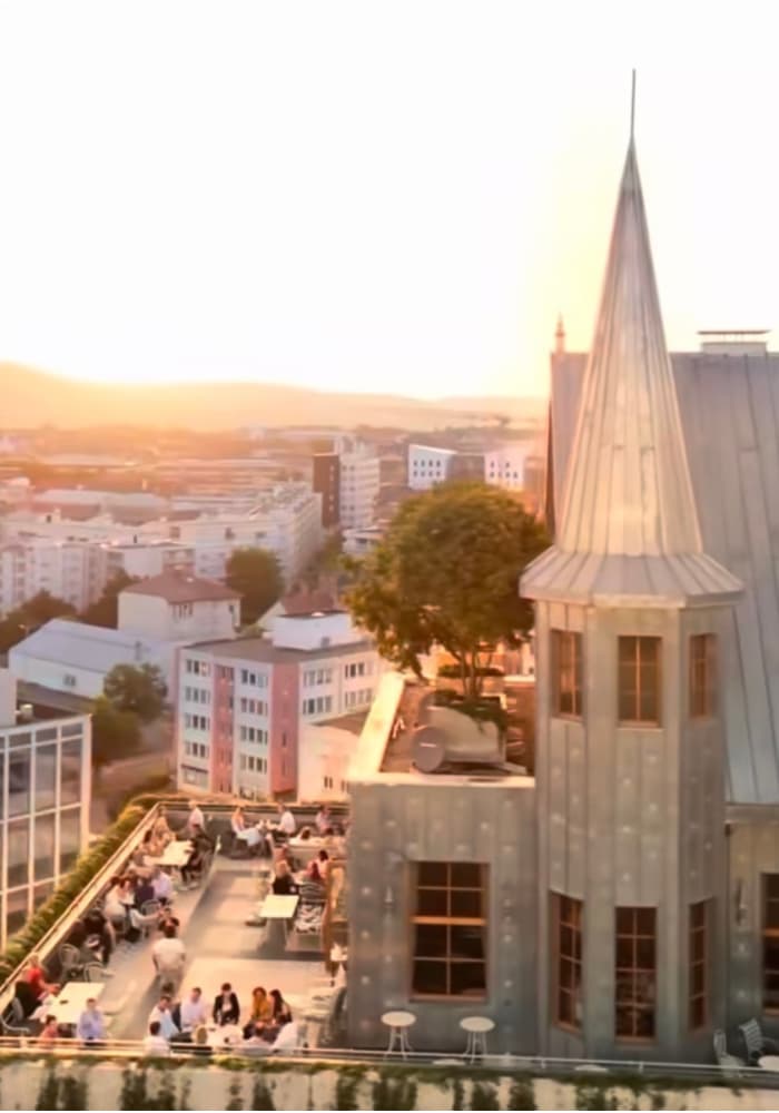Rooftop de la Maison heler quartier amphithéâtre metz