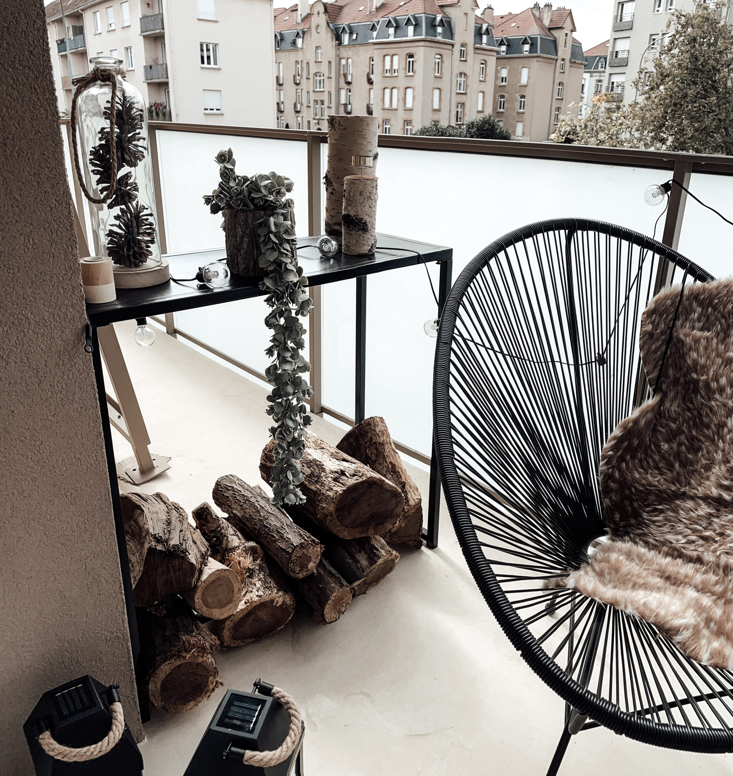 balcon paisible et calme location de vacances Metz